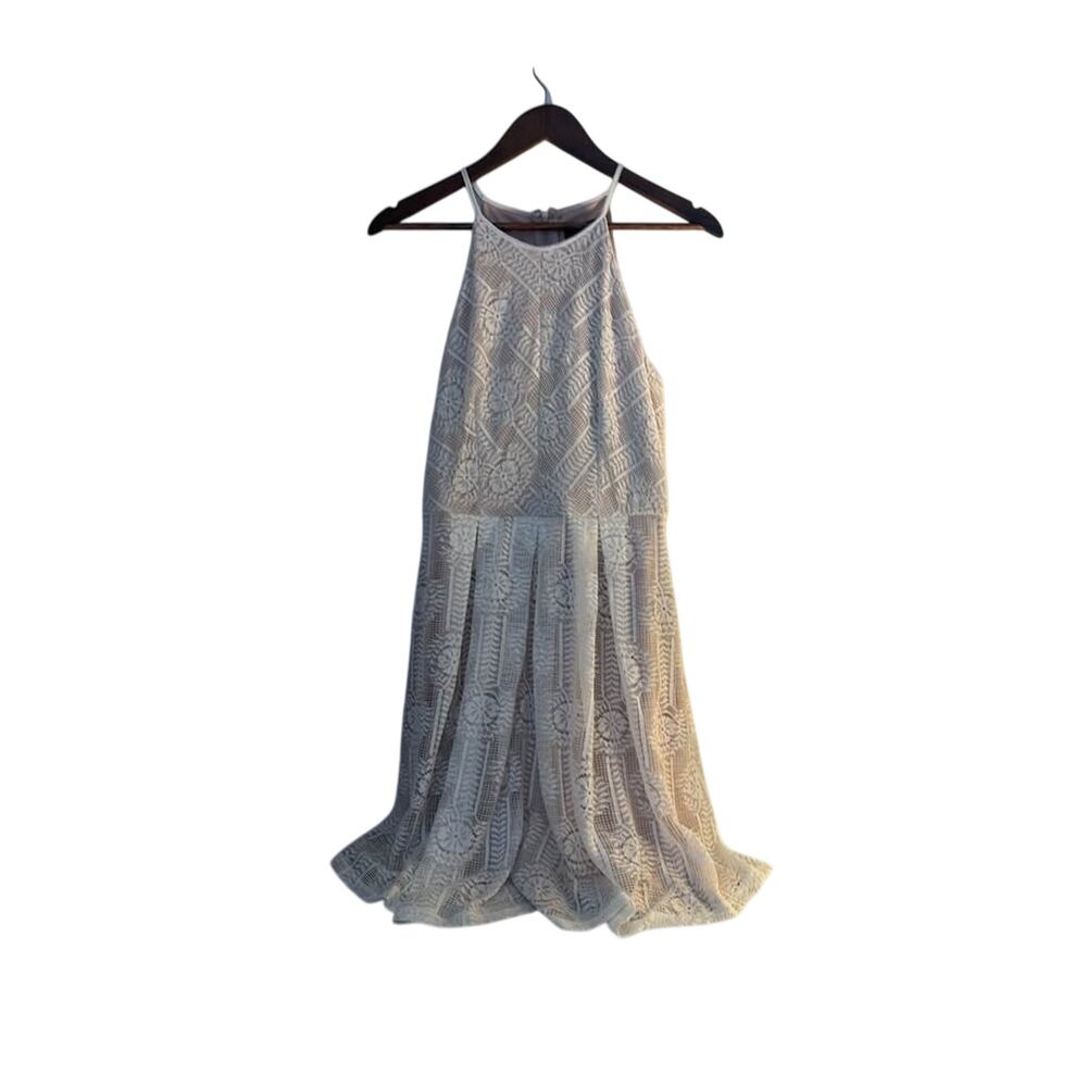 Womens Cherie Lace Overlay Dress Size L